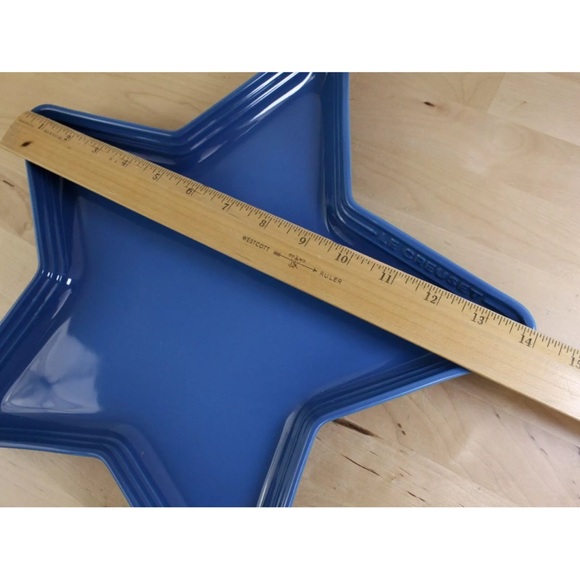 NEW IN BOX Le Creuset Star Platter Blue Marseille - Picture 4 of 6